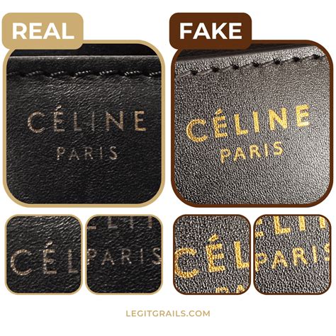 real vs fake celine phantom|celine bag counterfeit.